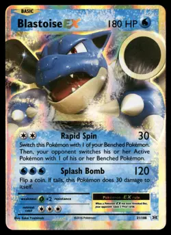 Blastoise EX 21/108 XY - Evolutions Pokemon TCG - Image 1