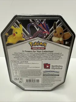 2020 Pokemon TCG V Powers Tin: Pikachu - Factory Sealed 820650807794 - Image 2