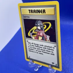 Sabrina Trainer 20/132 Gym Challenge Holo Rare Pokemon clean NM never played - Image 3