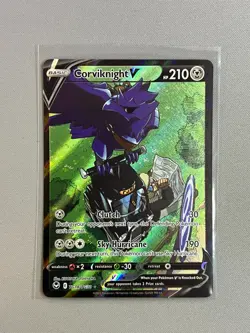 Corviknight V TG18/TG30 Trainer Gallery Silver Tempest Pokemon TCG - Image 1