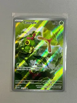Caterpie - 172/165 - Illustration Rare - Pokemon TCG Scarlet & Violet 151 - Image 1