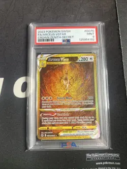 2023 Pokemon SWSH Crown Zenith #GG70 Arceus VSTAR FA Secret Rare PSA 9 - Image 1