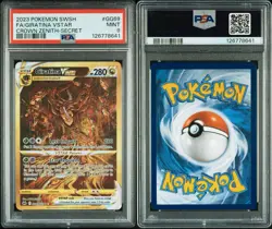 2023 POKEMON SWORD & SHIELD CROWN ZENITH SECRET FULL ART/GIRATINA VSTAR PSA 9 - Image 3
