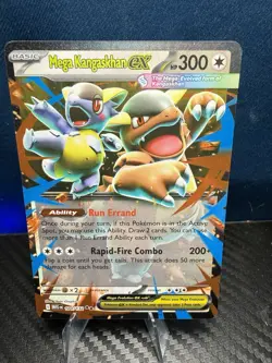 Mega Kangaskhan ex 104/132 Me01 Mega Evolution Holo Pokemon TCG NM - Image 1