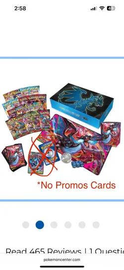 Pokemon TCG UPC Phantasmal Flames Mega Charizard X EX Ultra Premium - NO PROMOS - Image 1