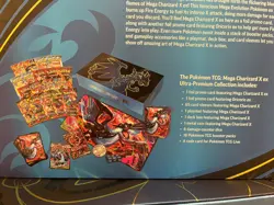 Pokemon TCG UPC Phantasmal Flames Mega Charizard X EX Ultra Premium - NO PROMOS - Image 3
