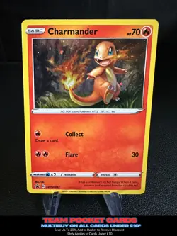 Charmander SWSH092, Black Star Promo, Pokemon, NM - Image 1