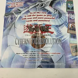 Yu-Gi-Oh PROMOTIONAL CYBERNETIC REVOLUTION YUGIOH POSTER LARGE SIZE DOUBLE SIDE - Image 4