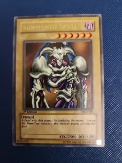 Yugioh Summoned Skull MRD-003 Ultra Rare 1st Edition Faded Near Mint - Image 2