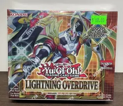 Yu-Gi-Oh! 1st Edition Lightning Overdrive Booster Display Box (24 Packs) 83717852766 - Image 1