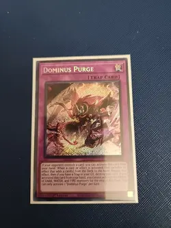 Yugioh Dominus Purge INFO-EN078 Secret Rare Near Mint 1st Edition - Image 1