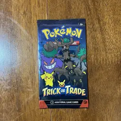 Pokemon TCG: Trick Or Trade Halloween 2024 Sealed Pack Booster Pack 3 Cards - Image 1