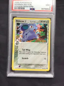 Pokemon Cards: EX Dragon Frontiers Reverse Holo: Nidoran 56/101: PSA 9 - Image 2