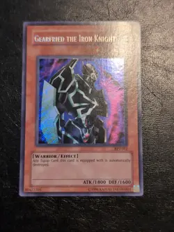 Yu-Gi-Oh! SECRET RARE HOLO CARD GEARFRIED THE IRON KNIGHT BPT-012 VLP - Image 1