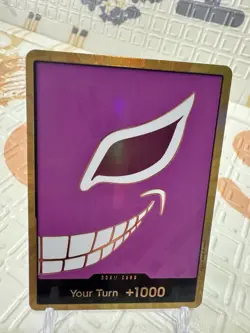 Donquixote Doflamingo DON Gold Frame Card PRB01 The Best One Piece TCG English! - Image 4