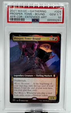 Prosper Tome-Bound BORDERLESS Adventures In The Forgotten Realms AFR PSA 10 #324 - Image 1