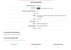 Prosper Tome-Bound BORDERLESS Adventures In The Forgotten Realms AFR PSA 10 #324 - Image 2