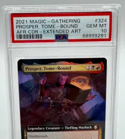 Prosper Tome-Bound BORDERLESS Adventures In The Forgotten Realms AFR PSA 10 #324 - Image 3