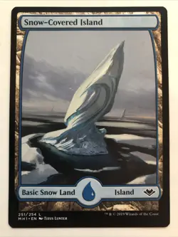 MTG Modern Horizons Snow-Covered Island 251/254 LP - Image 1