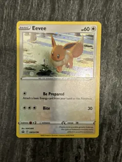 Eevee Cosmos Holo Black Star Promo - SWSH190 - Sword & Shield Pokemon 2022 - Image 1