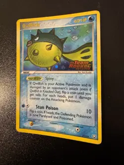 Pokemon TCG Qwilfish 27/109 Team Rocket Returns Reverse Foil Stamp LP - Image 1