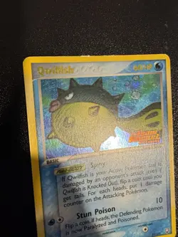 Pokemon TCG Qwilfish 27/109 Team Rocket Returns Reverse Foil Stamp LP - Image 3