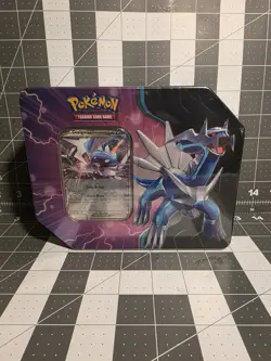 Pokemon TCG Azure Legends Tin Dialga ex NEW - Image 1