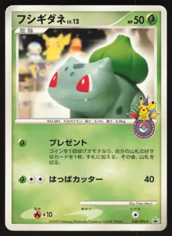 BULBASAUR 030/DPt-P 10th ANNIVERSARY PROMO Pokemon Japanese HEAVY PLAY - Image 1