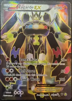 Zygarde EX 54a/124 Alternate Art Promo Pokemon TCG - Image 1