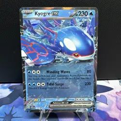 Pokemon TCG Scarlet and Violet Kyogre EX SVP Promo Card 178 - Image 1
