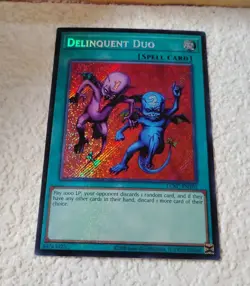 Delinquent Duo LCKC-EN101 Yu-Gi-Oh! Legendary Collection Kaiba Secret Rare NM/M - Image 1