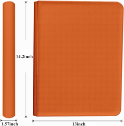 12 Pocket 720 Pockets Trading Card Binder, Ringless Side Loading Card Holder Alb - Image 4