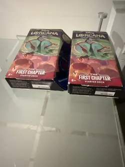 Disney Lorcana Trading Card Game The First Chapter Starter Deck Lot Of 2 - Image 2