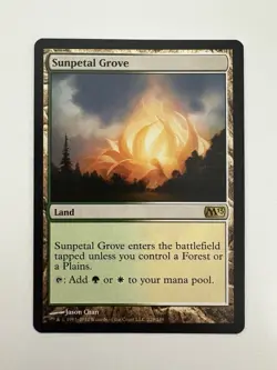 Sunpetal Grove MTG Magic the Gathering Card NM Near Mint M13 - Image 1