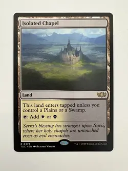 Isolated Chapel MTG Magic the Gathering Card NM Near Mint TDC - Image 1