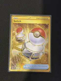 Switch - 206/165 - Secret Rare - Scarlet & Violet 151 - Pokemon Card - NM/M - Image 1