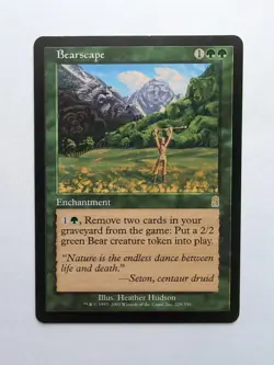 MTG Bearscape (ODY) Odyssey Regular Rare 229/350 - Image 1