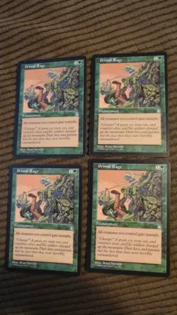 Magic: the Gathering / MtG Primal Rage x4 Stronghold - Image 1