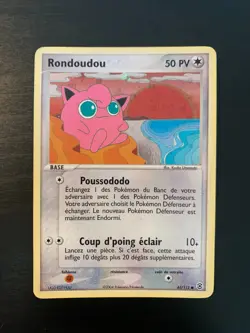 Carte Pokemon : Rondoudou 65/112 Reverse Ex Rouge Feu Vert Feuille Francais - Image 1