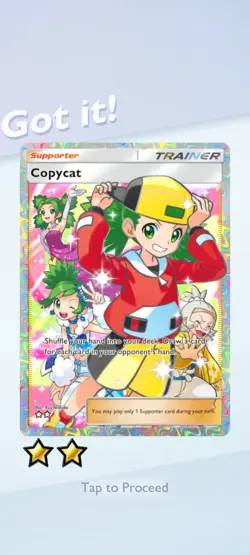 ?FAST?Pokemon TCG Pocket Trading Copycat Full Art (English) - Image 1