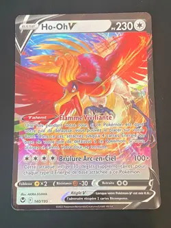 CARTE POKEMON HO-OH V 140/195 FR ULTRA RARE EB TEMPETE ARGENTEE - NM/M - Image 1