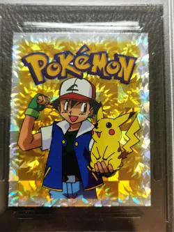 Merlin Pokemon 1999 Serie 1 Ash/Pikachu Snowflower Foil PSA 9*einzigste Weltweit - Image 2