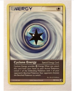 EX Unseen Forces Cyclone Energy 99/115 2003 Pokemon Card EXC - Image 1