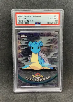 Pokemon Topps Chrome Lapras PSA 10 - Pokemon Topps Chrome Lapras PSA 10 - Image 1
