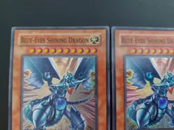Yugioh - Blue-Eyes Shining Dragon MOV-EN001 Super Rare Promo Limited Edition x1 - Image 2