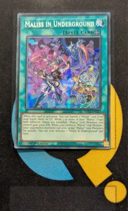 MP25-EN127 Maliss in Underground Prismatic Secret Rare 1st Edition YuGiOh Card - Image 1