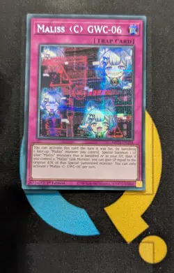 MP25-EN128 Maliss C GWC-06 Prismatic Secret Rare 1st Edition YuGiOh Card - Image 1