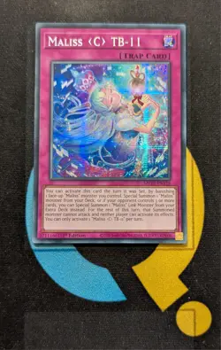 MP25-EN129 Maliss C TB-11 Prismatic Secret Rare 1st Edition YuGiOh Card - Image 1