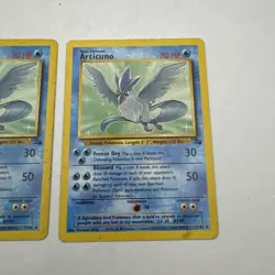 Articuno 17/62 Fossil Non Holo Lot Of 2 Cards HP - Image 3