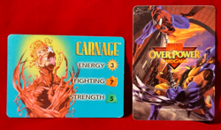 CARNAGE 1995 Fleer Marvel OverPower Cards x19 Near Mint-MINT Condition - Image 2